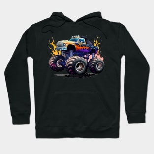 Monster Cars And Tracks Lover Hoodie